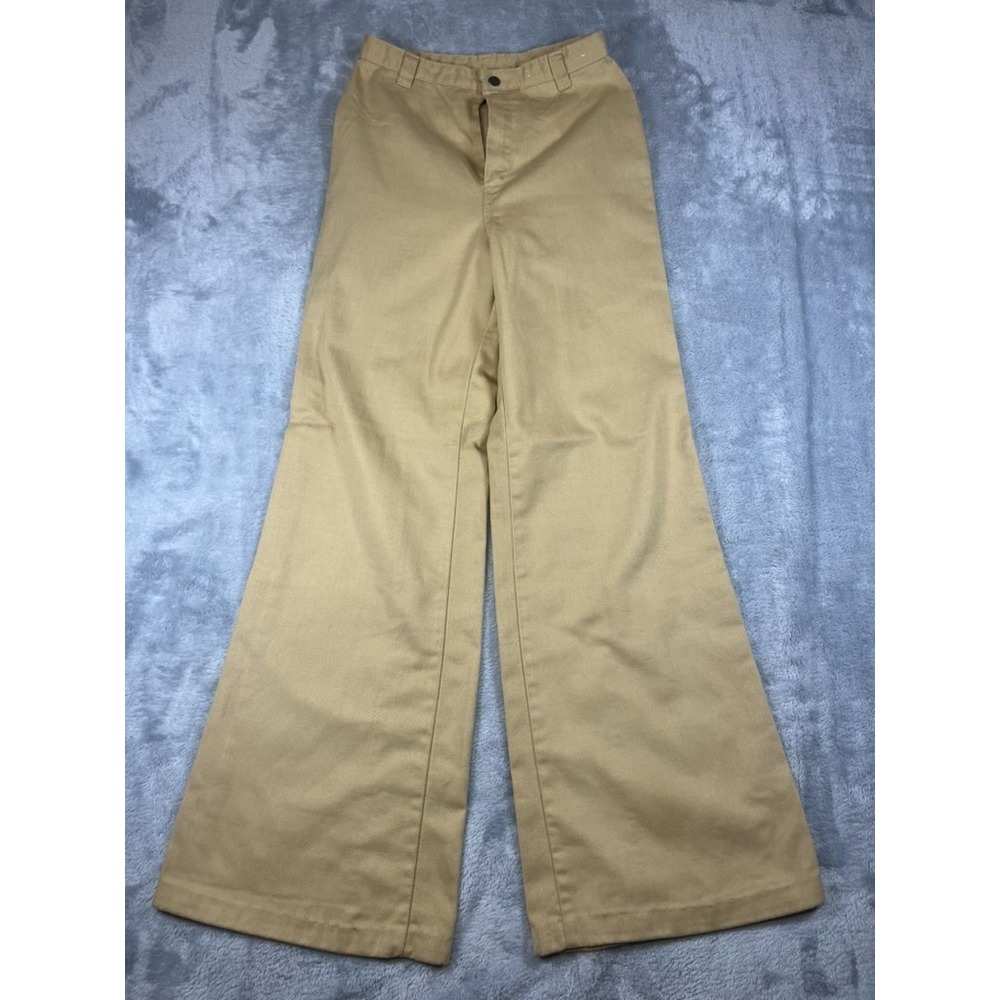 VTG Dittos Pants Womens 26x32 Saddleback Wide Leg Flare High Rise Bell Bottom
